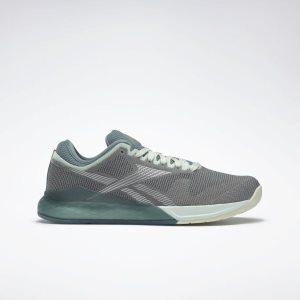 Reebok Nano 9.0 Trainingsschuhe Damen - Grau/Silber Metal - DE 132-COJ